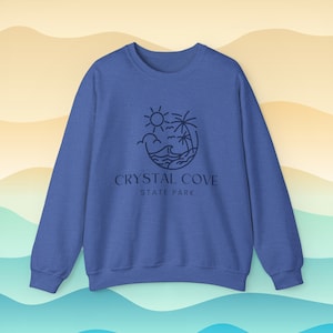 Crystal Cove State Beach sweatshirt California sweatshirt Beach travel Crystal Cove State Park Historical District Beach Southern California