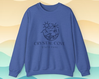 Crystal Cove State Beach sweatshirt California sweatshirt Beach travel Crystal Cove State Park Historical District Beach Southern California