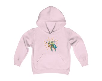 Kids Juno Beach Florida Sweatshirt sea turtle hoodie Florida beach lover kids turtle sweatshirt beach travel Florida Juno Beach turtle love.