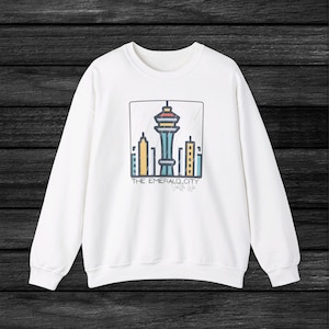 Seattle Washington state womens sweatshirt gifts souvenir Seattle rain The Emerald City gifts for her Pacific Northwest hiking RV travel.