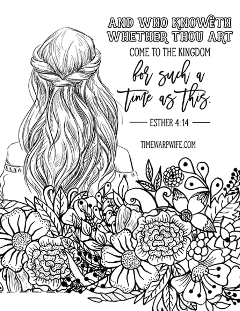 Inspirational Bible Verse Coloring Pages for Adults and Kids-digital