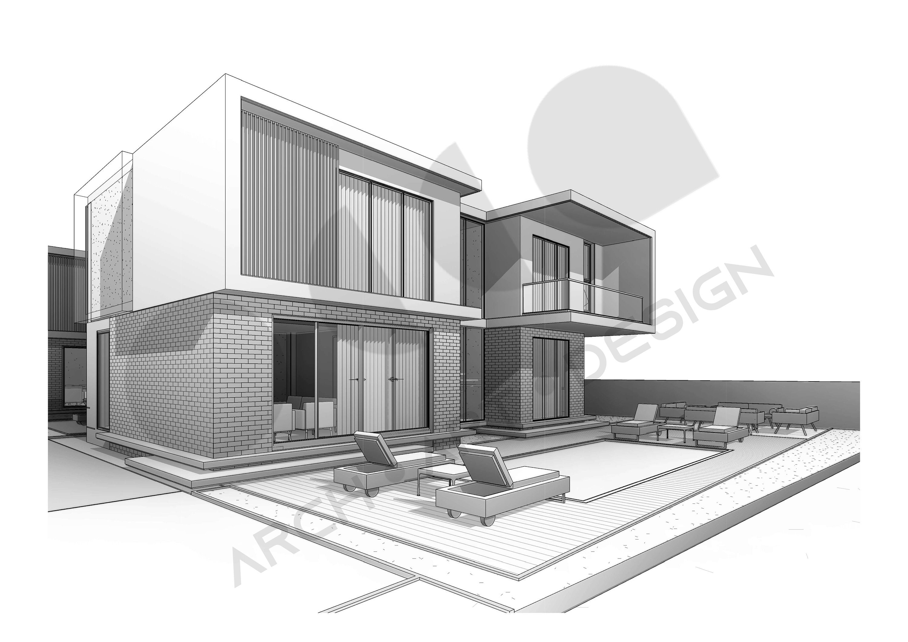 House Plan Modern Villa Design 2 Storey 1969 79 SQFT 183 M2 Render house-plan-modern-villa-design-2-storey-1969-79-sqft-183-m2-render