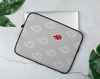 Ninja Anime rote Wolke Laptop Tasche