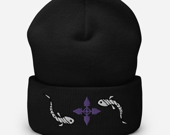 Bestickte Spinne Anführer Anime Beanie