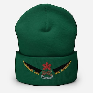 Embroidered Demon Anime Beanie