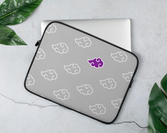 Ninja Anime Lila Wolke Laptoptasche