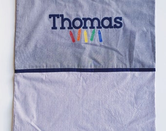 Custom Embroidered Nap Mat Cover: Personalized Kids Bedding