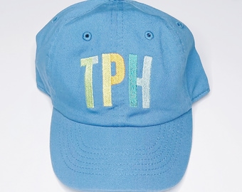 Personalized Toddler Baseball Hat: Embroidered Initial Cap