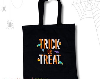 Custom Halloween Trick-or-Treat Bag: Cotton Candy Tote