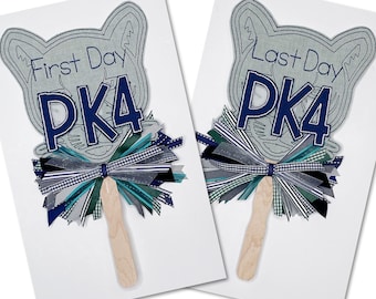 Custom School Sign: Mascot Photo Prop - First and Last Day