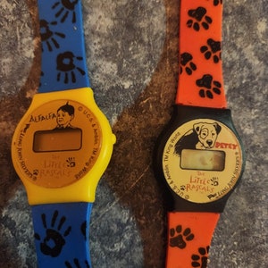 Vintage 1990s &quot;The Little Rascals&quot; Movie and Long John Silvers Watches &quot;The Petey&quot; and &quot;Alfalfa&quot;