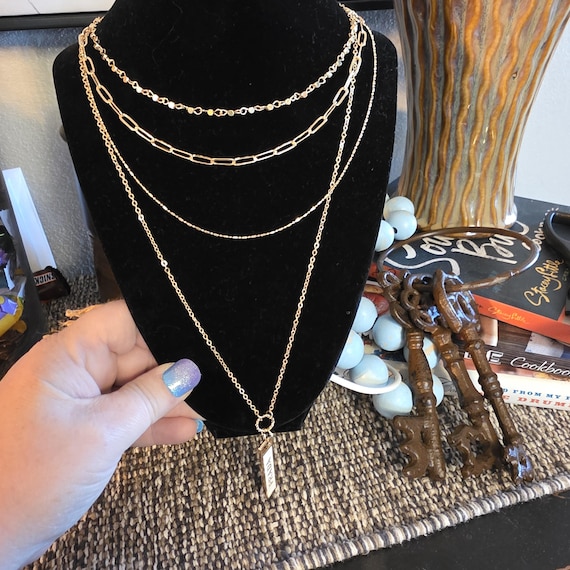 Prada Zipper Pull/Charm on a Stacker Necklace - image 7