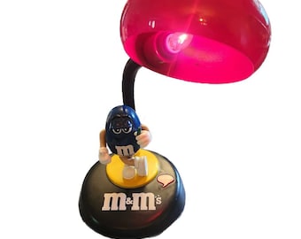 M&m's Yellow Night Light - Vintage Kids Lamp - Collector 1999