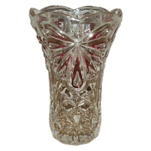 Elegant Vintage ECHT Bleikristall Rare Artmark Crystal and Ruby Red Design Vase