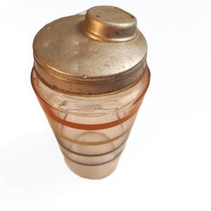 Vintage MCM Anchor Hocking-cocktailshaker