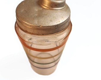 Coctelera antigua Anchor Hocking de MCM