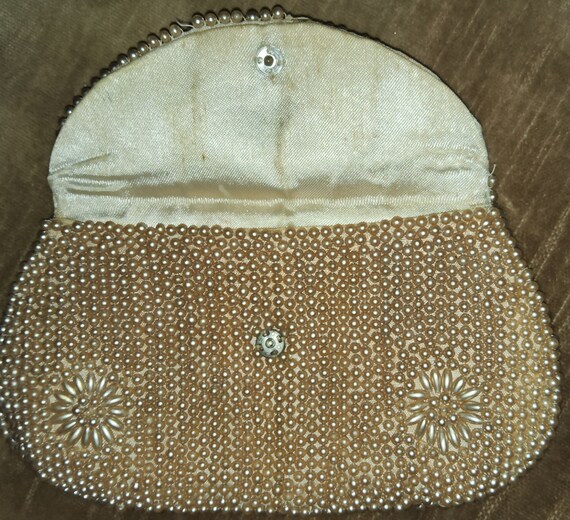 Vintage Beaded Evening Bag - image 3