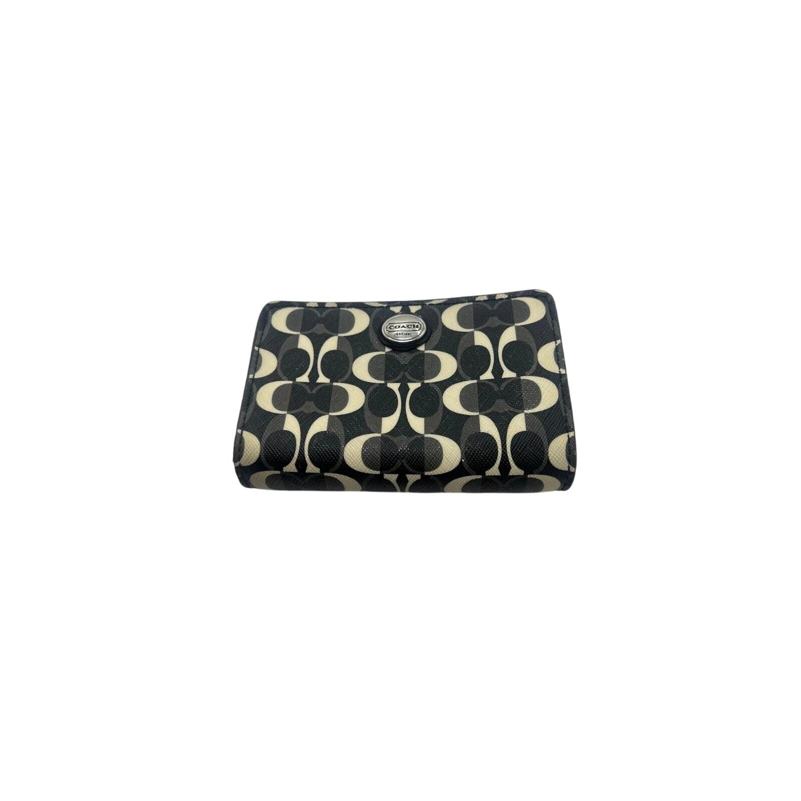 Coach Peyton Bag - Etsy Coach Peyton Signature Dream “C” Print Shoulder Bag and Wallet Set display picture 1