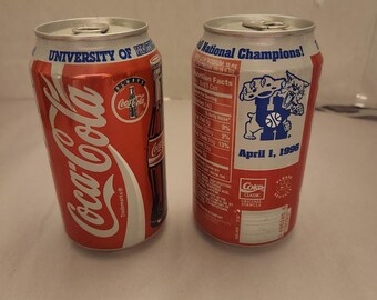 2 Vintage 1996 NCAA University of Kentucky Coca Colas
