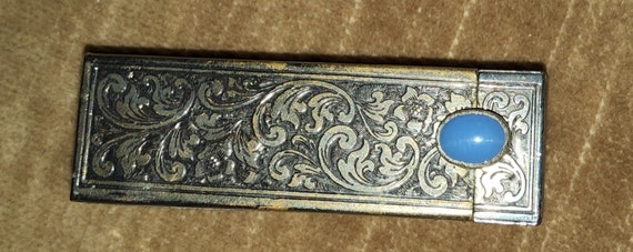 Vintage 800 Silver Engraved Lipstick Holder – The Jewelry Lady's Store