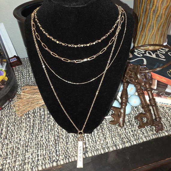 Prada Zipper Pull/Charm on a Stacker Necklace - image 2