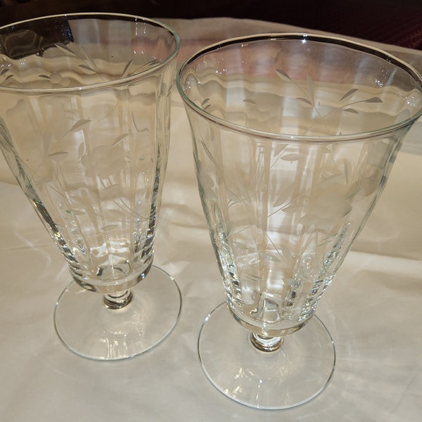 Iced Tea Goblets Etsy