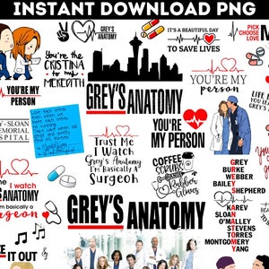 Grey's Anatomy design Grey Anatomy PNG Grey's Inspired Anatomy 20oz PNG For Tumbler Greys Anatomy Scrubs
