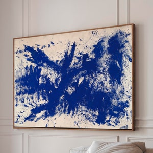 YVES KLEIN, "Large Blue Anthropometry [ANT 105]" (1960), Giclee Fine Art Print, Abstract Expressionism, Wall Decor, Housewarming Gift