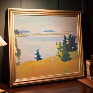 FAIRFIELD PORTER, "South Meadow, Afternoon" (1970), Giclee Fine Art Print, Modern Art, Wall Decor, Housewarming Gift, Interior Design