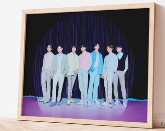 Custom Order: BTS Festa2023 Giclee Art Print, 방탄소년단 Fan Art, Multiple Sizes, Living Room Wall Art, Wall Decor, FanArt, Kpop