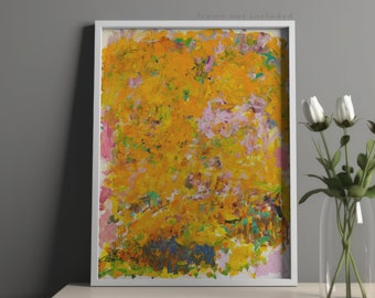 JOAN MITCHELL, "Begonia" (1982), Giclee Fine Art Print, American Romanticism, Wall Decor, Housewarming Gift, Collectible