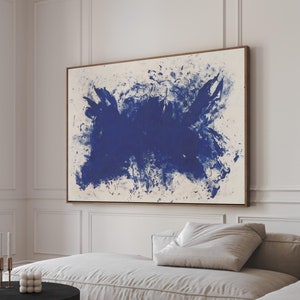 YVES KLEIN, "ANT 76, Grande anthragie bleue, Hommage à Tennessee Williams" (1960), Giclee Fine Art Print, Abstrakter Expressionismus."