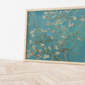 VINCENT VAN GOGH , &quot;Almond Blossom&quot; (1890), Giclee Fine Art Print, Impressionism, Wall Decor, Housewarming Gift, Collectible