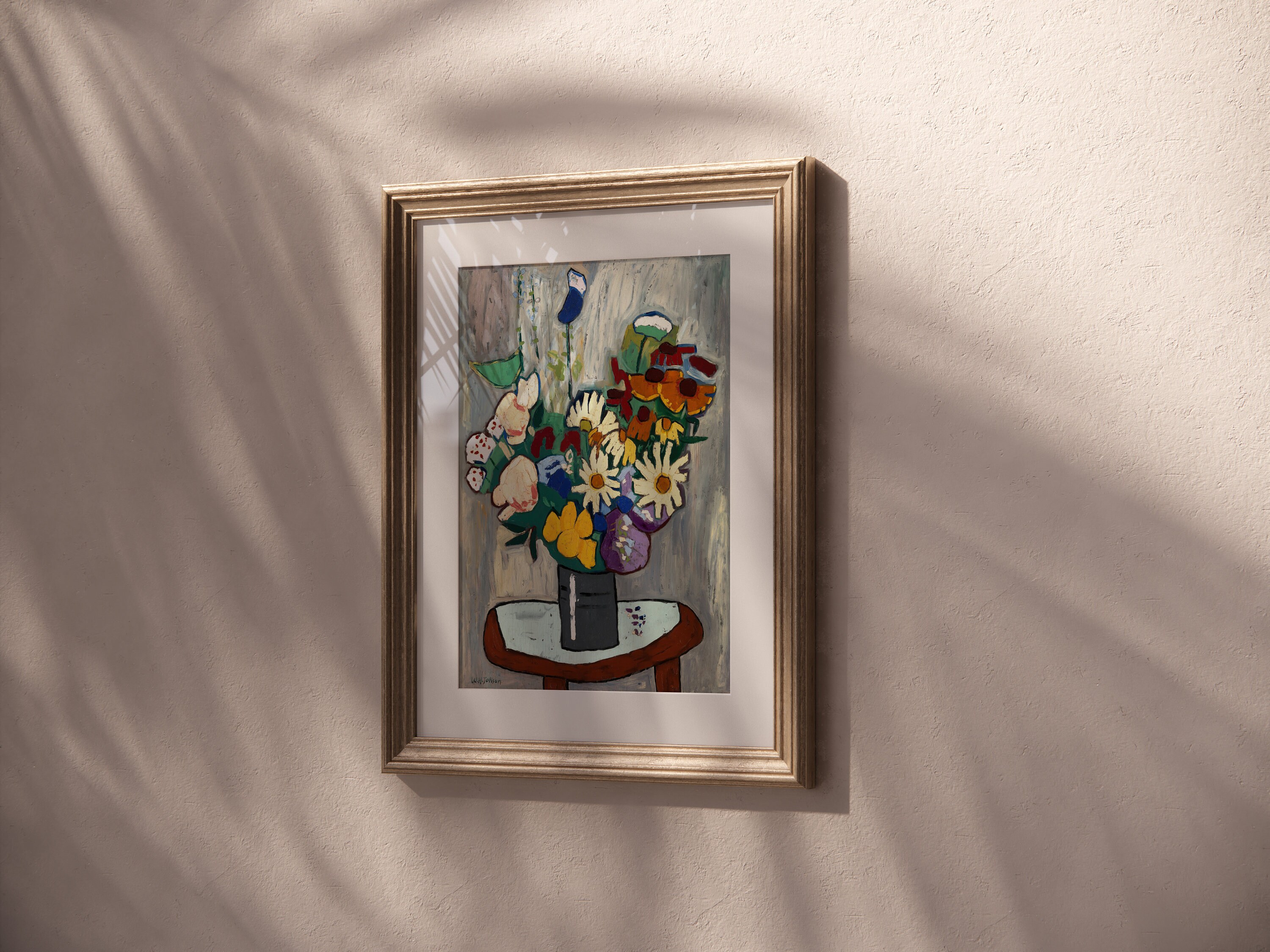William H. Johnson Flowers Giclee Print, African American Art - Etsy