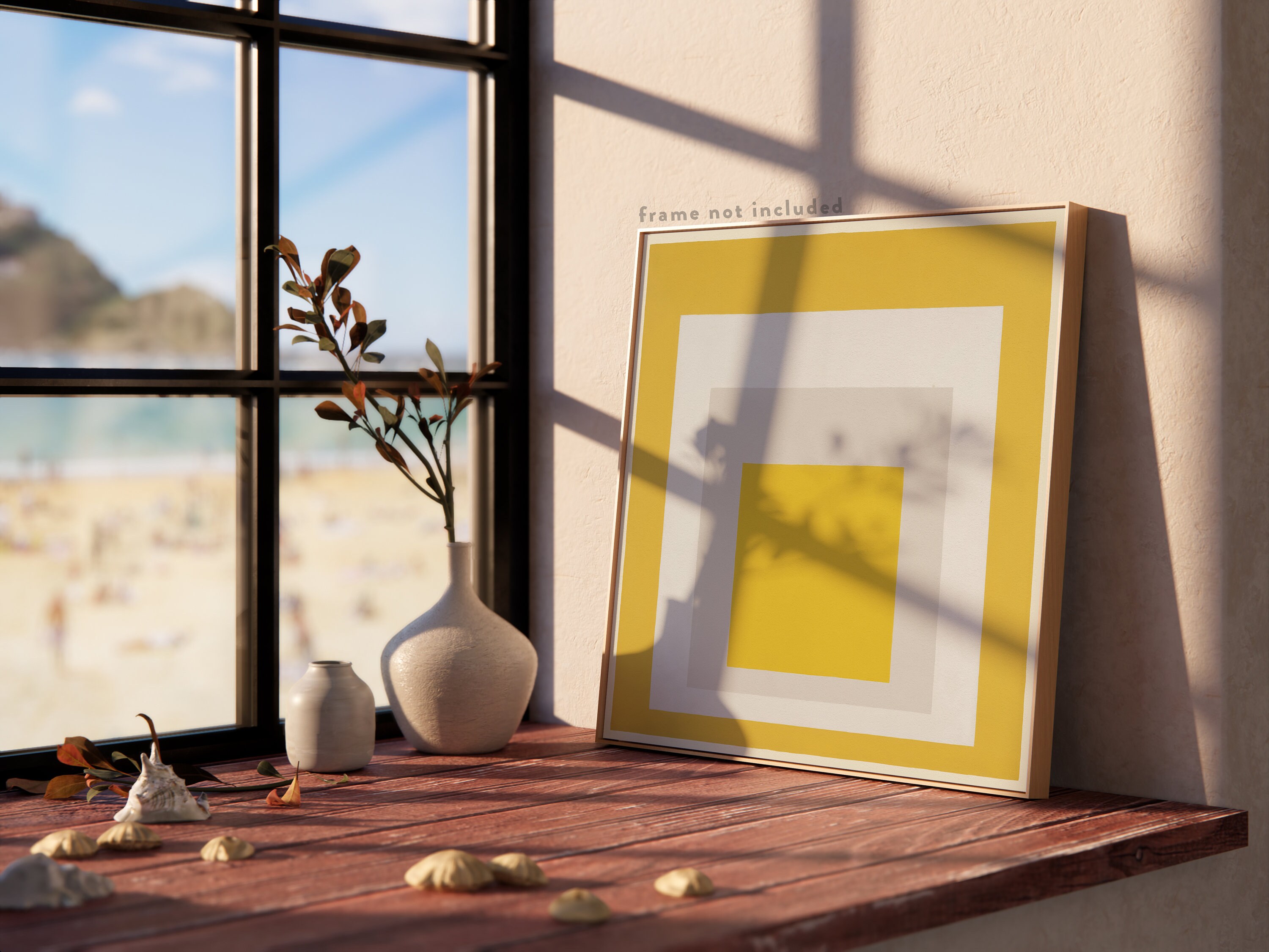 Josef Albers作品❣️正方形賛歌❣️イエロー❣️現在も発売中❣️7万円で購入❣️ y*k様 Josef Albers作品❣️正方形賛歌❣️イエロー❣️現在も