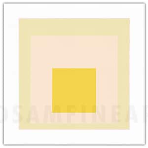 JOSEF ALBERS, "Homenagem ao Quadrado: Nimbus Branco" (1964), Impressão Giclée Fine Art, Expressionismo Abstrato, Decoração de Parede, Presente de Boas-vindas