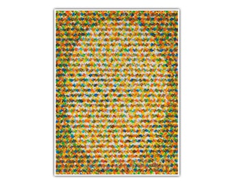 ALFREDO HLITO, "Målning" (1960), Giclée-tryck, Geometrisk abstraktion, Latinamerikansk abstrakt konst, Väggdekor, Inflyttningspresent