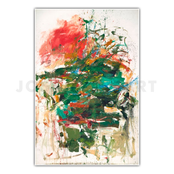 JOAN MITCHELL, "12 Hawks at 3 O'Clock" (1960), Giclee Fine Art Print, Abstract Expressionism, Wall Decor, Housewarming Gift, Collectible