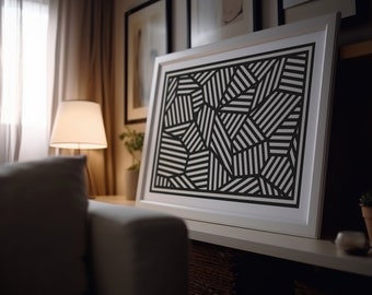 ソル・ルウィット オリジナルアート展ポスター - 19.3