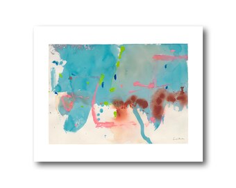 HELEN FRANKENTHALER, "Santa Fe XIII" (1999), Giclee Fine Art Print, Abstract Expressionism, Wall Decor, Housewarming Gift, Collectible