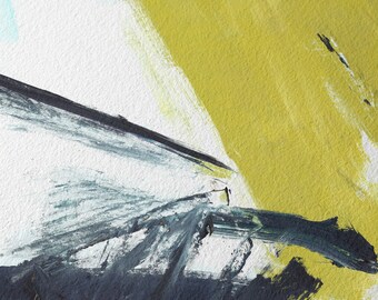 FRANZ KLINE, zinc Yellow 1959, Giclee Fine Art Print, Abstract 