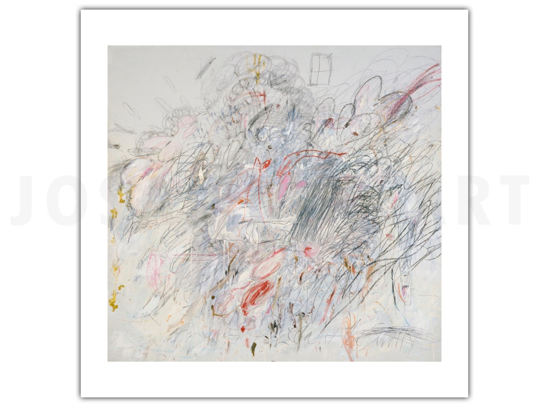 CY TWOMBLY leda and the Swan 1962 Giclee Fine Etsy