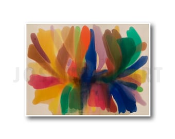 MORRIS LOUIS, &quot;Point of Tranquility&quot; (1960), Giclee Fine Art Print, Abstract Expressionism, Wall Decor, Housewarming Gift, Interior Design