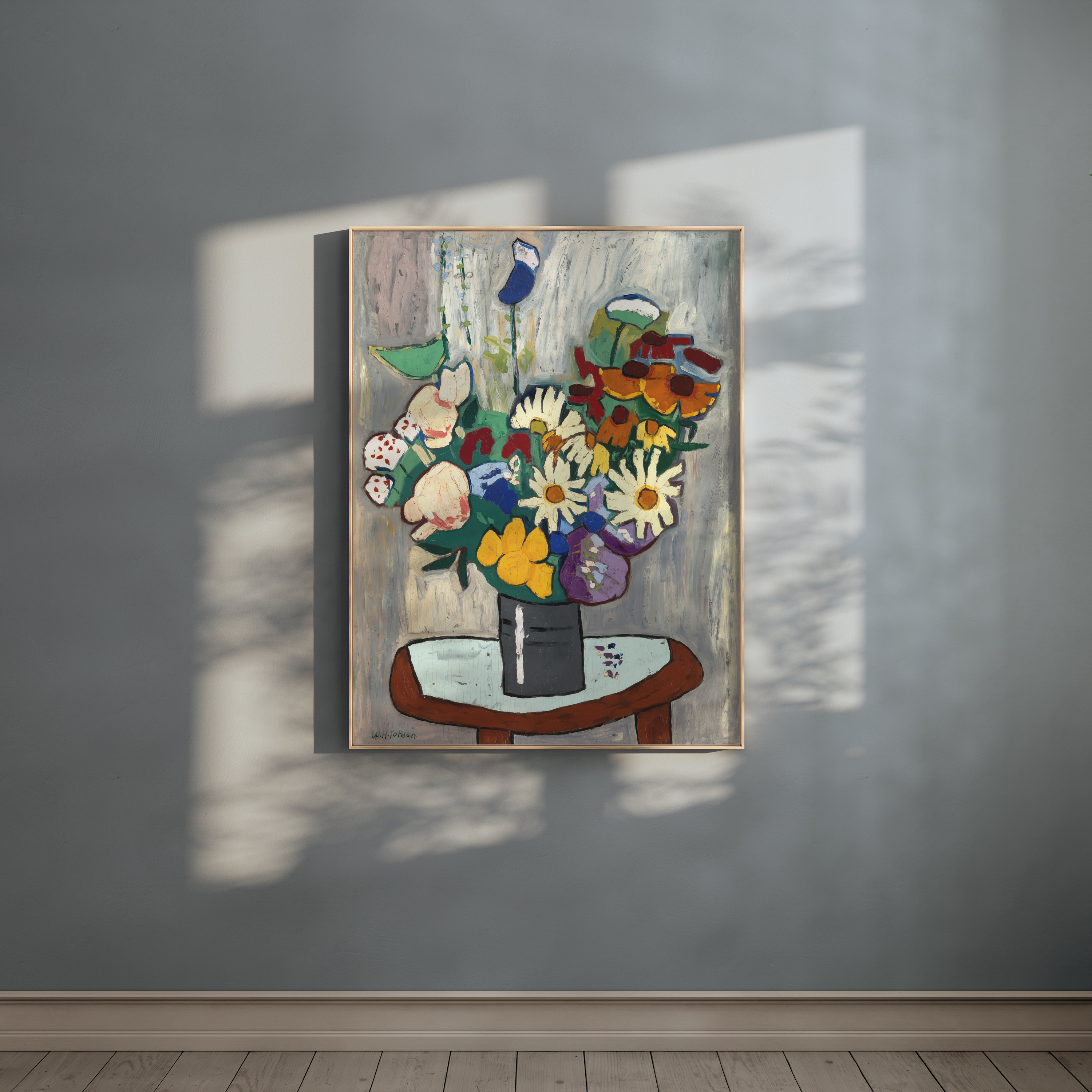 William H. Johnson Flowers Giclee Print, African American Art - Etsy