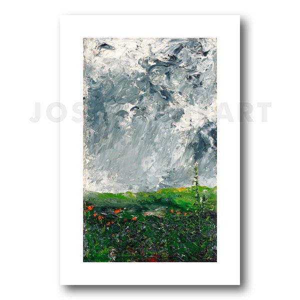 AUGUST STRINDBERG, "Blomman på heden (Flower of the Moor)" (1902), Giclee Fine Art Print, Swedish Art, Wall Decor, Housewarming Gift