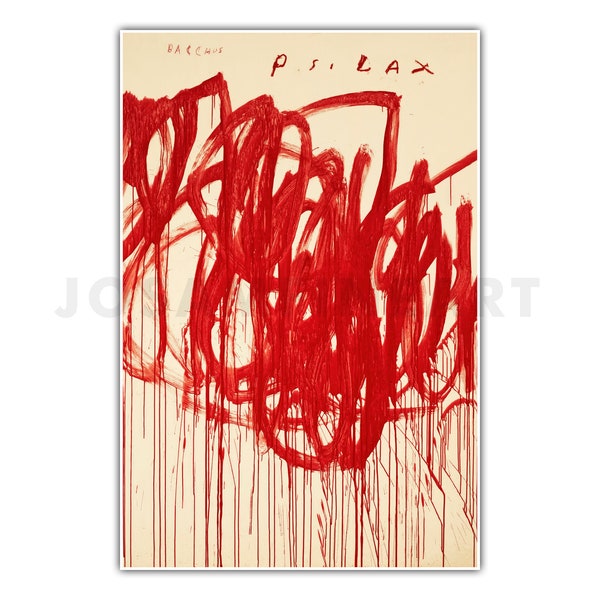 CY TWOMBLY, "Untitled" (2004), Giclee Fine Art Print, Abstract Expressionism, Wall Decor, Housewarming Gift, Collectible