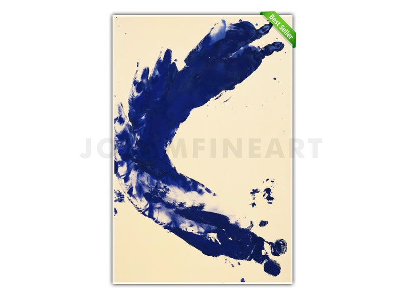 YVES KLEIN, Anthropometry: Princess Helena 1960, Giclee Fine Art Print, Abstract Expressionism image 1