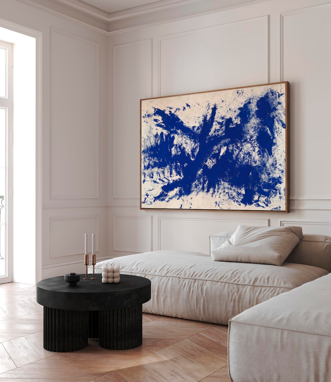 YVES KLEIN, large Blue Anthropometry ANT 105 1960, Giclee Fine Art