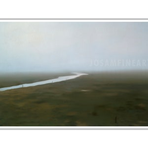 GERHARD RICHTER, &quot;Little Landscape at the Seaside&quot; (1969), Giclee Fine Art Print, New European Painting, Wall Decor, Housewarming Gift
