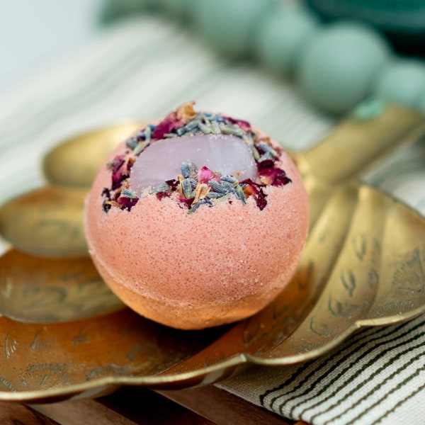 Crystal Bath Bomb Etsy